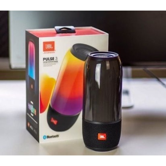 JBL Pulse 3 : 360 degree sound with 360 degree Lighting-Black