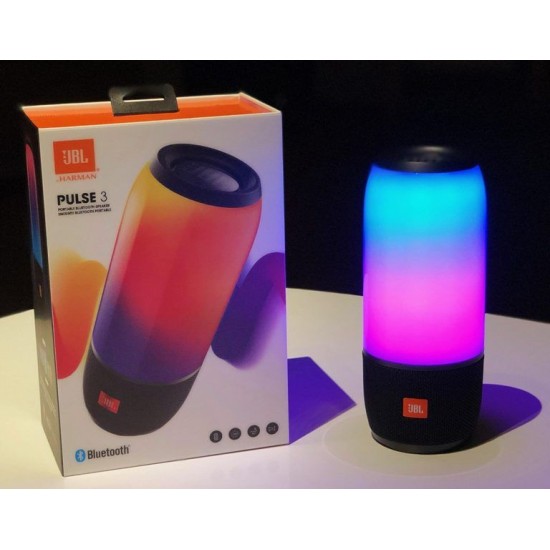 JBL Pulse 3 : 360 degree sound with 360 degree Lighting-Black