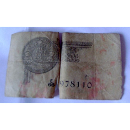 1935 1 Rupees A British Govt Indian Rare