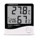 Temperature Humidity Time Display Meter with Alarm Clock-HTC-1