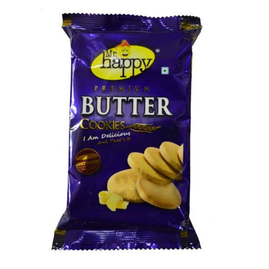 Mr. Happy Butter Cookies 175gm (Pack of 12)
