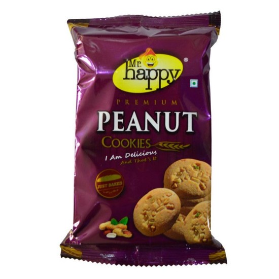Mr. Happy Peanut Cookies 175gm (pack of 12)