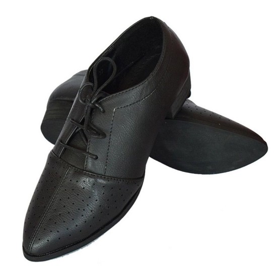 ladies black pointed shoes