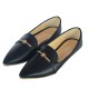 Sunshine Black Cock Pointed tip Shoes