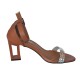 Sunrise Ginger Hollow Block Heels