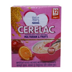 Nestle Cerelac Multigrain & Fruits Stage 4-300gm Nestle Cerelac Multigrain & Fruits Stage 4-300gm
