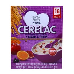 Nestle Cerelac Grains & Fruits Stage 5-300gm Nestle Cerelac Grains & Fruits Stage 5-300gm