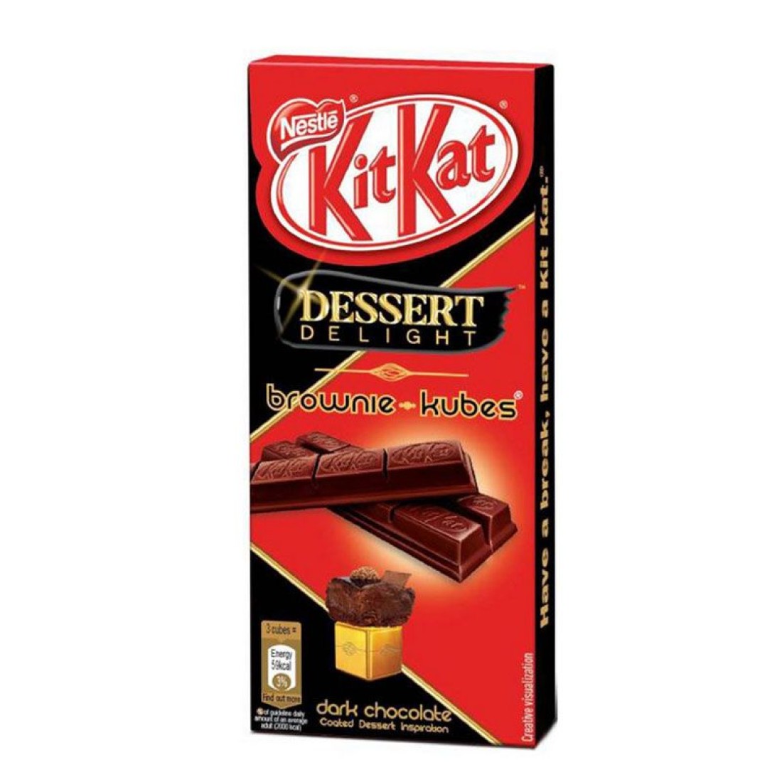 Kitkat Dessert Delight Brownie Kubes Bars 50gm