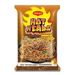 Maggi Hotheads BBQ Black Pepper Noodles 71gm Maggi Hotheads BBQ Black Pepper Noodles 71gm