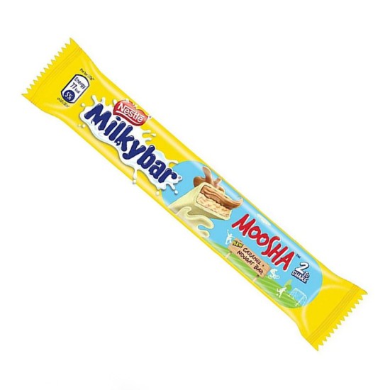 Milkybar Moosha Caramel+Nougat Bar 40gm