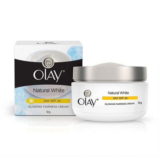 Olay Natural White Glowing Fairness Day Cream SPF 24, 50g