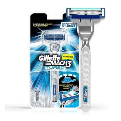 Gillette Mach 3 Turbo Manual Shaving Razor Gillette Mach 3 Turbo Manual Shaving Razor