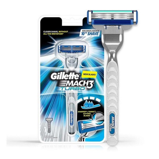 Gillette Mach 3 Turbo Manual Shaving Razor