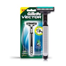 Gillette Vector Plus Manual Shaving Razor Gillette Vector Plus Manual Shaving Razor