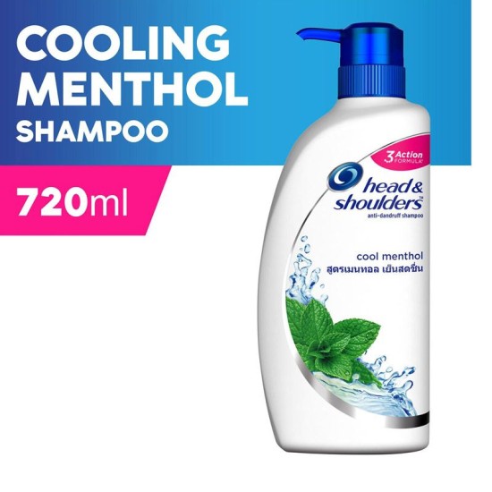 Head & Shoulders Anti-Dandruff Cool Menthol Shampoo-720ml