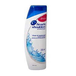 Head & Shoulders Clean and Balanced Shampoo-330ml Head & Shoulders Clean and Balanced Shampoo-330ml