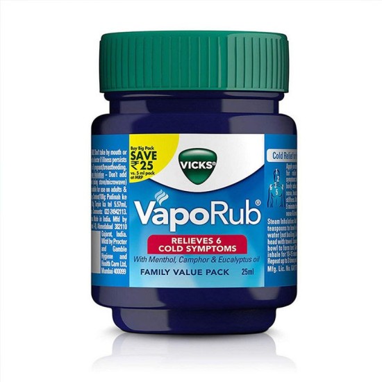 Vicks Vaporub Vaporizing Ointment 25gm