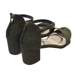 Heena Green Seude Block Heels Heena Green Seude Block Heels