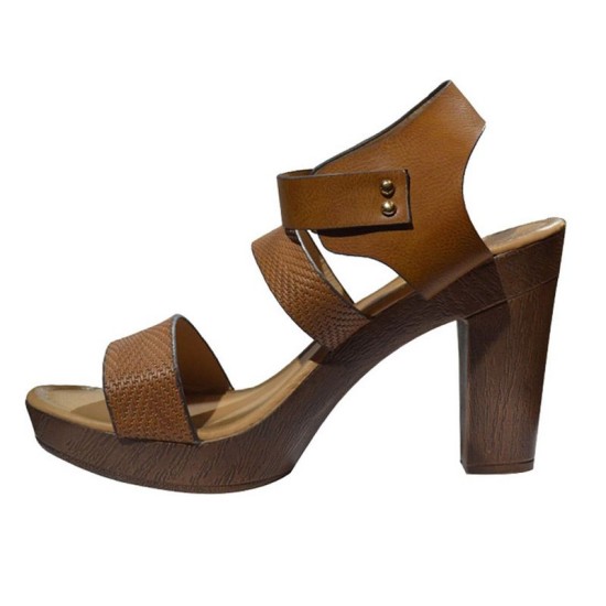 Camel light Block Heels