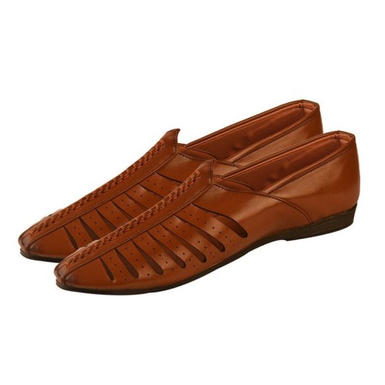 Men's Brown Pointed Shoes