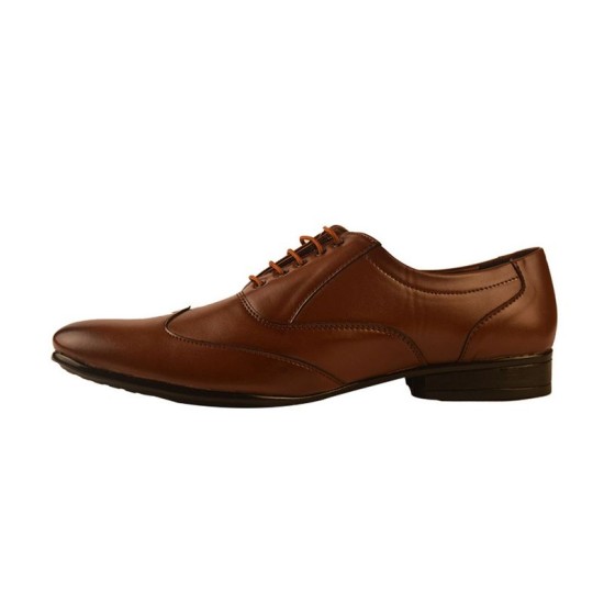 Men's Coffee Brown Leather Shoes