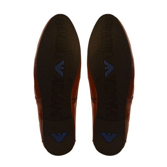 SunBurst Brown Leather Shoes