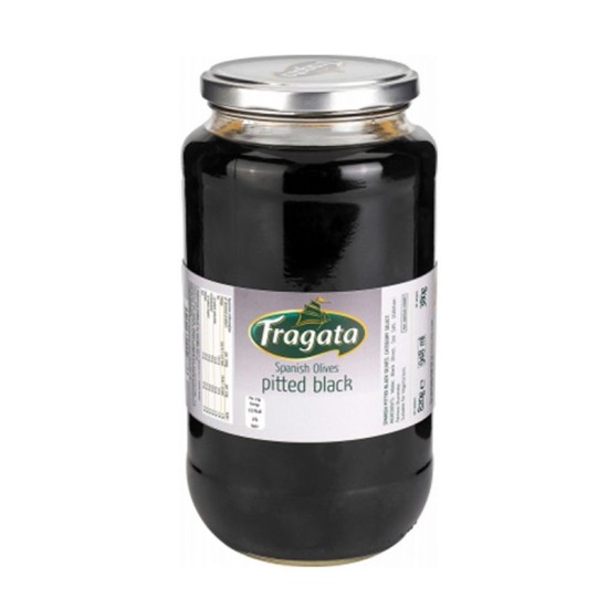 Fragata Pitted Ripe Black Olives 900gm