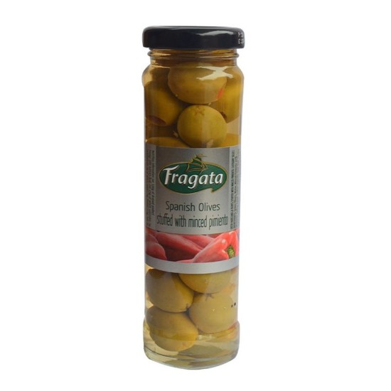 Fragata Spanish Green Queen Olives Stuffed with Minced Pimiento 450gm