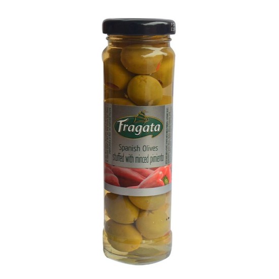 Fragata Green Queen Olives Stuffed with Minced Pimiento 99gm