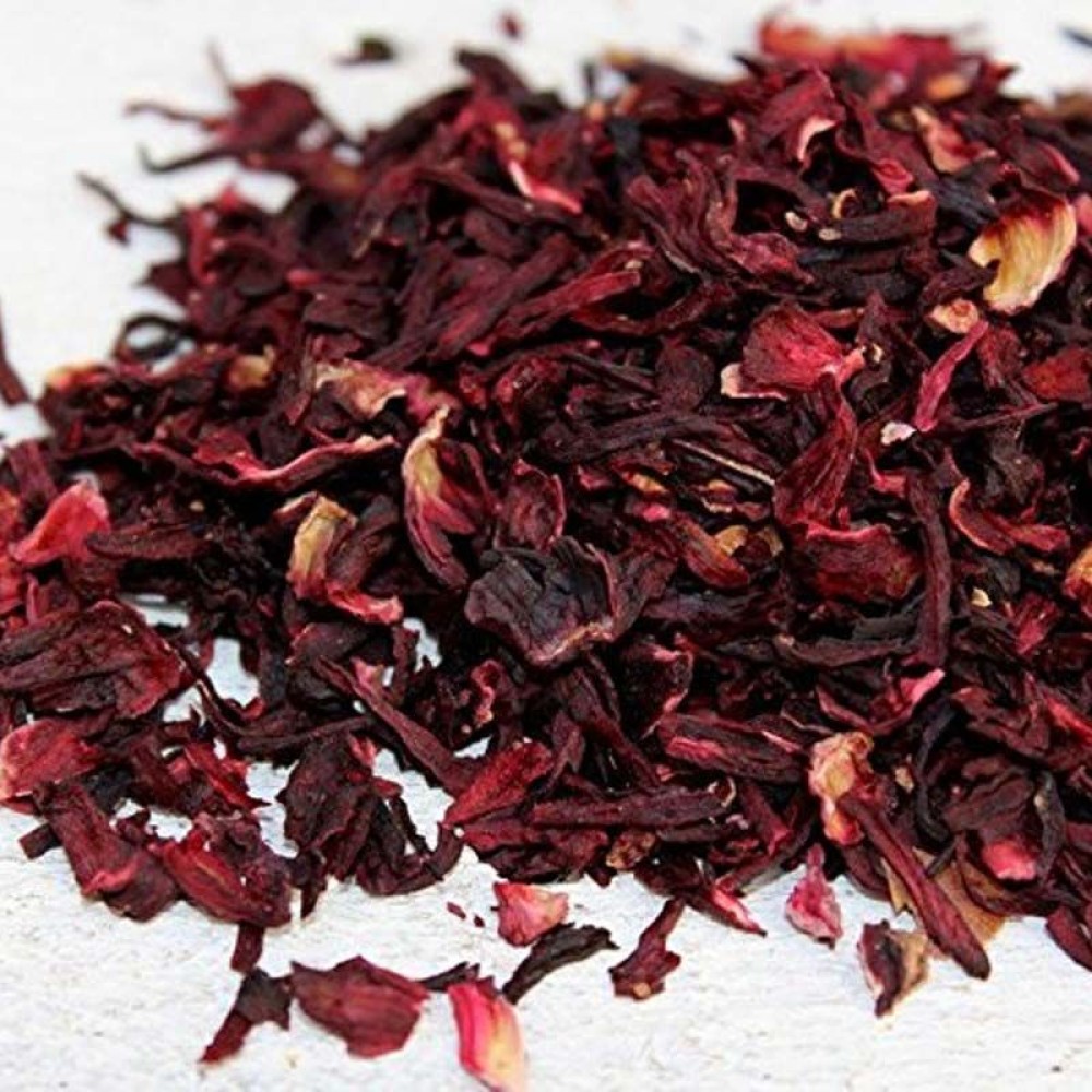 thumbnail image 2 of Buy Organic Dried Hibiscus Flowers 500g - Premium Hibiscus Tea - 100% Natural & Cultivated - Biocontor 2 of 13