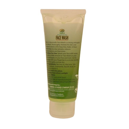 Vedic G Anti Pimple Facewash 100ml