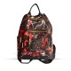 Black-Red Paint Splatter Korean Bacpack