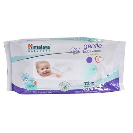 Himalaya Gentle Baby Wipes 72 Sheets