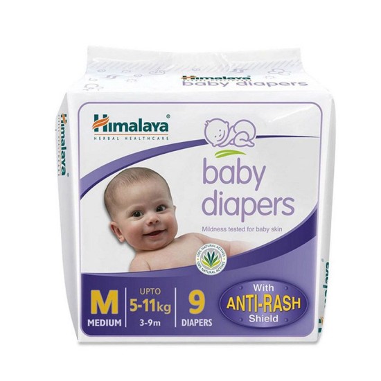 Himalaya Total care Baby Pants Diapers Medium 9 count