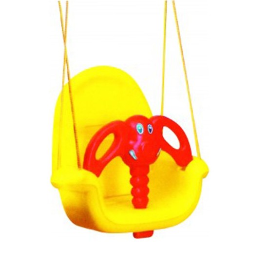 Red and Yellow Plastic Baby Swing Seat
