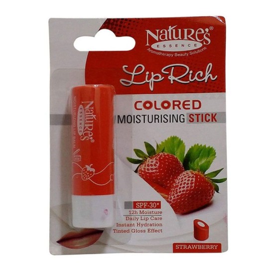 Nature's Essence Lip Color Moisturising Rich Stick Strawberry
