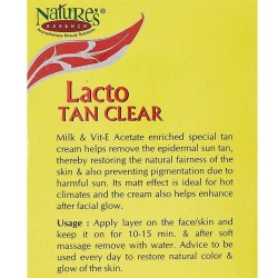 Nature's Essence Lacto Tan Clear 50gm Nature's Essence Lacto Tan Clear 50gm