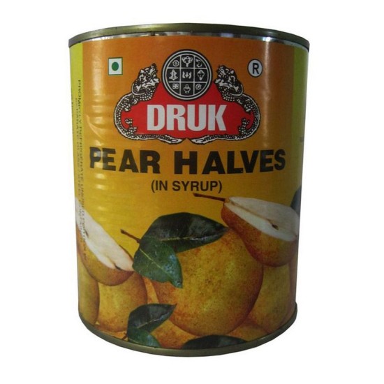 Druk Pear Halves Can 450gm