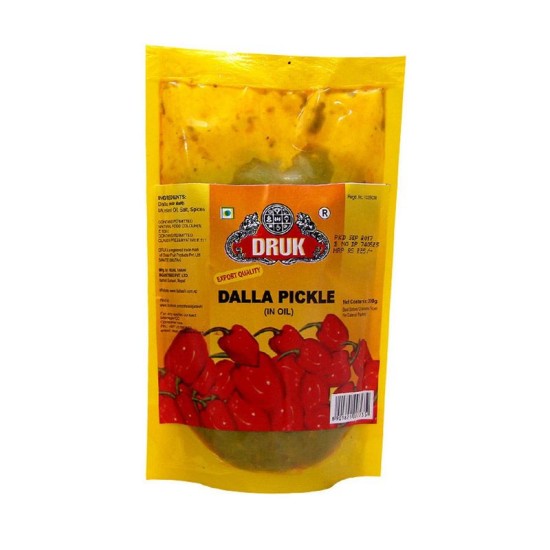 Druk Red and Green Dallas Pickle Pouch 200gm