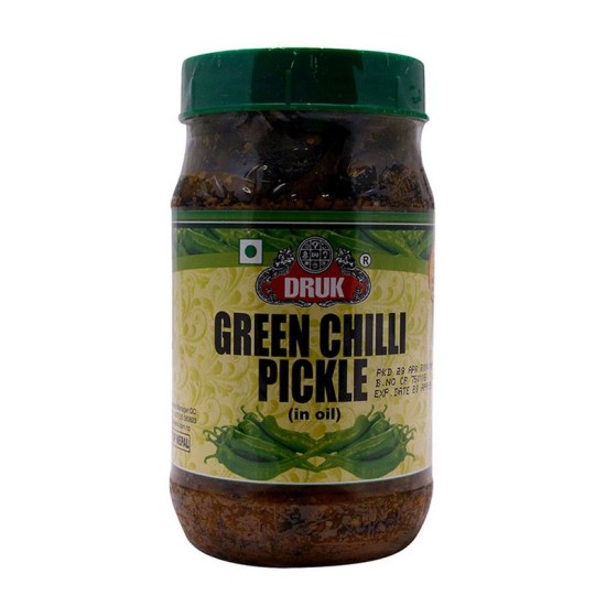 Druk Green Chilli Pickle 400gm