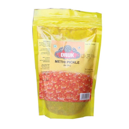 Druk Methi Fenugreek Pickle 200gm