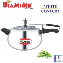 Diamond White Contura Pressure Cooker 5 litre Diamond White Contura Pressure Cooker 5 litre