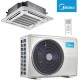 Midea 1.0 Ton Ceiling Cassette DC Inverter Type Air Conditioner