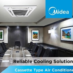 Midea 1.0 Ton Ceiling Cassette DC Inverter Type Air Conditioner Midea 1.0 Ton Ceiling Cassette DC Inverter Type Air Conditioner