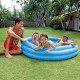 Multicolour Swimming Water Pool For Kids - 147 Cm / Inflatable 3 Ring Swim Bath Tub For Children Baby