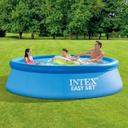 INTEX Easy Set Blue Swimming Water Pool For Kids 305cm  / Inflatable Swim Bath Tub For Children Baby INTEX Easy Set Blue Swimming Water Pool For Kids 305cm  / Inflatable Swim Bath Tub For Children Baby