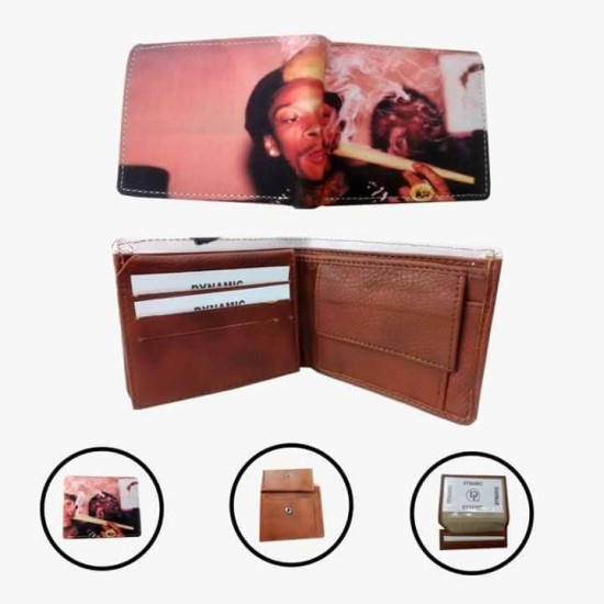 Leather Wallet with Your favorite stars