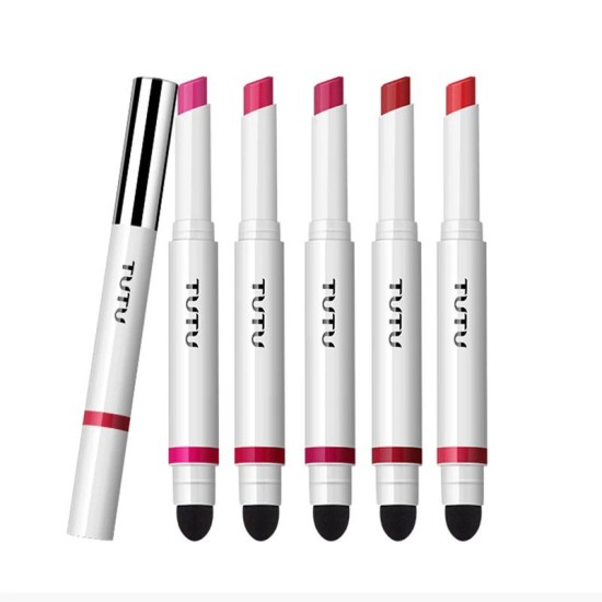 TUTU Multi-use Matte Lipstick Double-end With Sponge