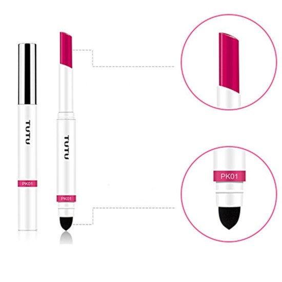 TUTU Multi-use Matte Lipstick Double-end With Sponge