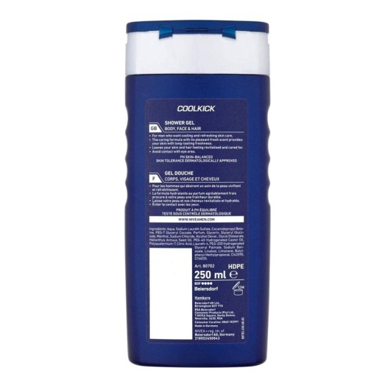 Nivea Shower Gel Men Cool Kick-250ML